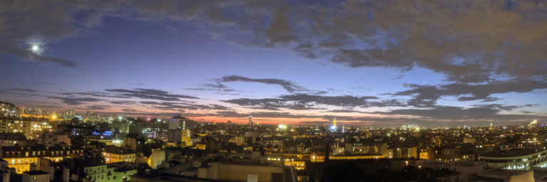 Three Sunsets in Paris