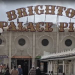 Brighton Palace Pier in Stormy Weather